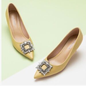 COPY - C.Paravano Women's Pumps I Pointed Toe Kitten Heel I Closed Toe Dress Pu…